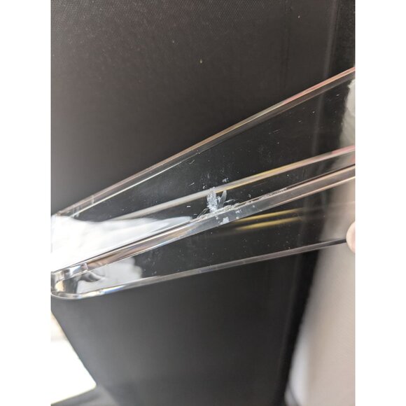 Vintage Manual Food Processor With Bowl Tongs Plate Kidney Servers Beige Clear - Picture 7 of 8